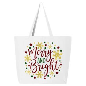 Merry & Bright Christmas Patterns 25L Jumbo Tote