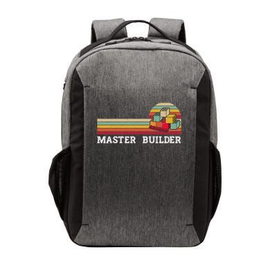 Master Builder Cool Builder Building Blocks Set Toys Vector Backpack