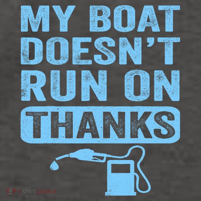 My Boat Doesnt Run On Thanks Boating Gifts For Boat Owners Vector Backpack