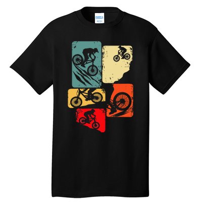 Mountain Bike Downhill Mtb Biking Cycling Biker Tall T-Shirt