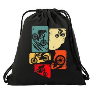 Mountain Bike Downhill Mtb Biking Cycling Biker Drawstring Bag