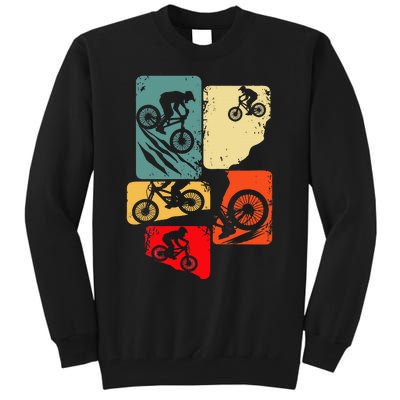 Mountain Bike Downhill Mtb Biking Cycling Biker Tall Sweatshirt