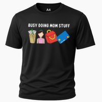 Mama Busy Doing Mom Stuff Funny Mother's Day Cooling Performance Crew T-Shirt