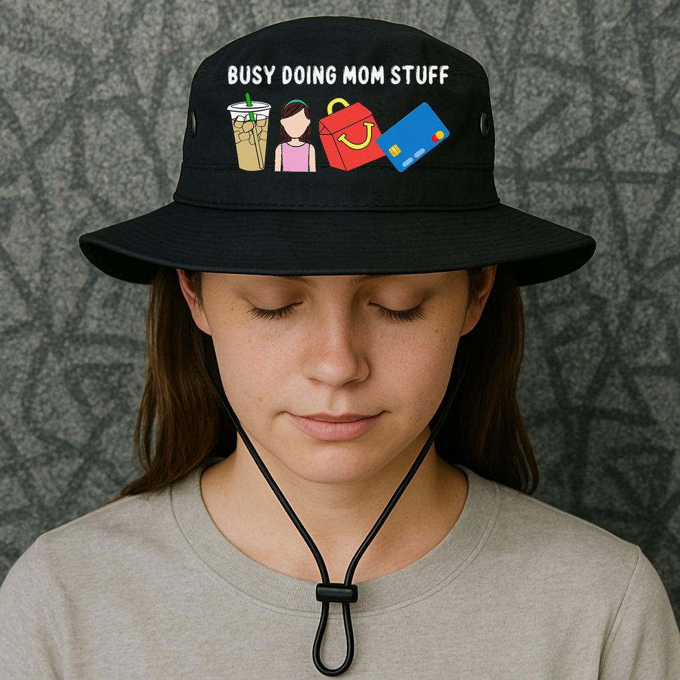 Mama Busy Doing Mom Stuff Funny Mother's Day Bucket Hat