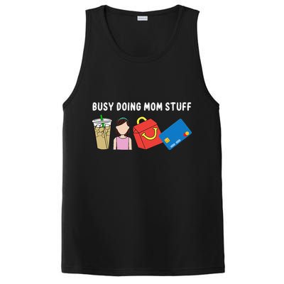 Mama Busy Doing Mom Stuff Funny Mother's Day PosiCharge Competitor Tank