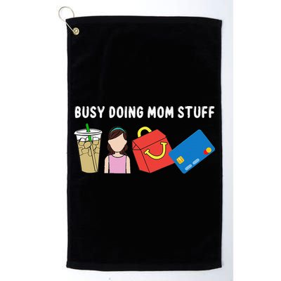 Mama Busy Doing Mom Stuff Funny Mother's Day Golf Towel