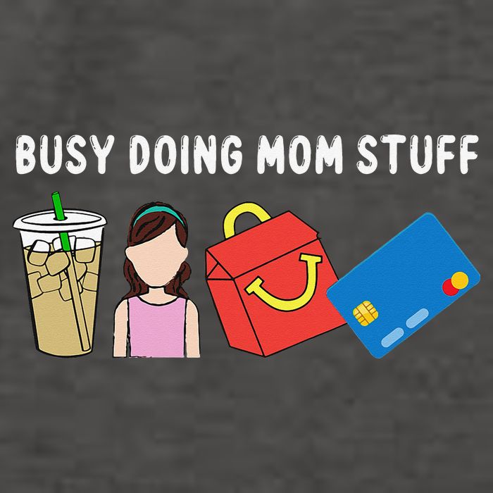 Mama Busy Doing Mom Stuff Funny Mother's Day Vector Backpack