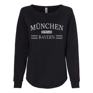 MüNchen Bayern Deutschland Munich Bavaria Germany Womens California Wash Sweatshirt