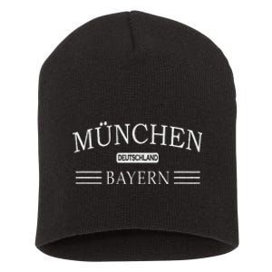 MüNchen Bayern Deutschland Munich Bavaria Germany Short Acrylic Beanie