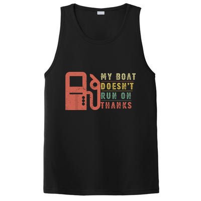 My Boat Doesnt Run On Thanks Funny Boating Vintage PosiCharge Competitor Tank