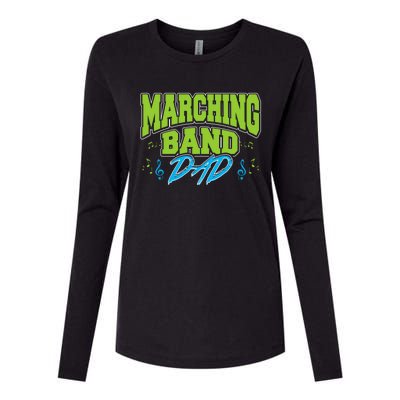 Marching Band Dad Gift For Marching Band Dad Cool Gift Womens Cotton Relaxed Long Sleeve T-Shirt