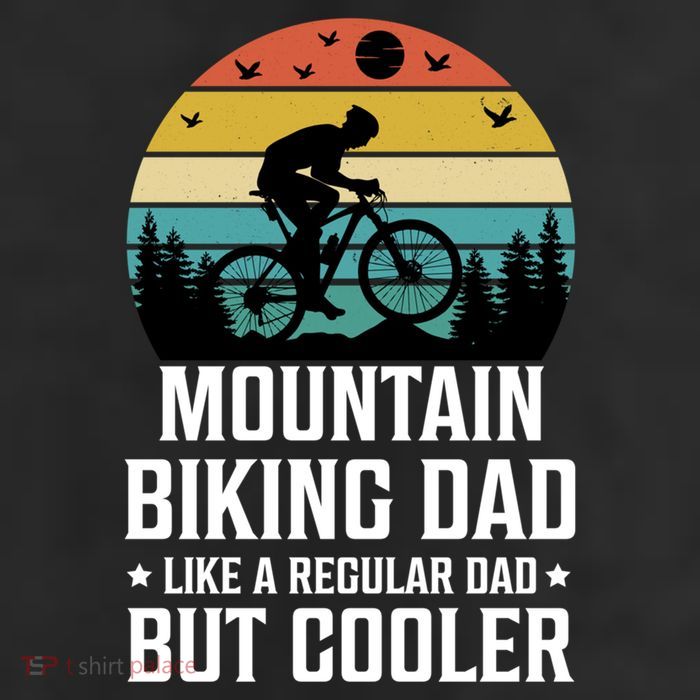 Mountain Biking Dad Like A Regular Dad But Cooler Gift Cool Comfort Performance Bucket Hat