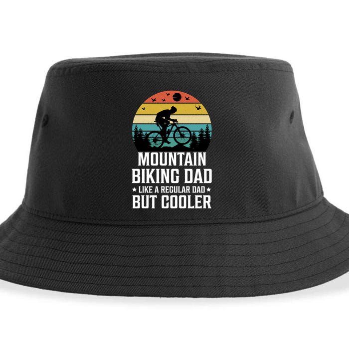 Mountain Biking Dad Like A Regular Dad But Cooler Gift Sustainable Bucket Hat