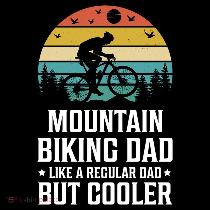 Mountain Biking Dad Like A Regular Dad But Cooler Gift Sustainable Bucket Hat