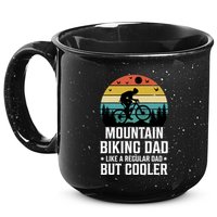Mountain Biking Dad Like A Regular Dad But Cooler Gift 15oz Campfire Ceramic Mug