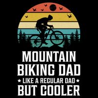 Mountain Biking Dad Like A Regular Dad But Cooler Gift Drawstring Bag