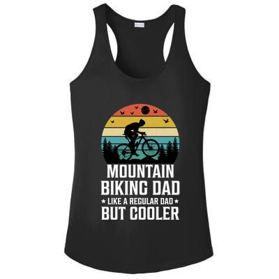 Mountain Biking Dad Like A Regular Dad But Cooler Gift Ladies PosiCharge Competitor Racerback Tank