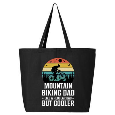 Mountain Biking Dad Like A Regular Dad But Cooler Gift 25L Jumbo Tote