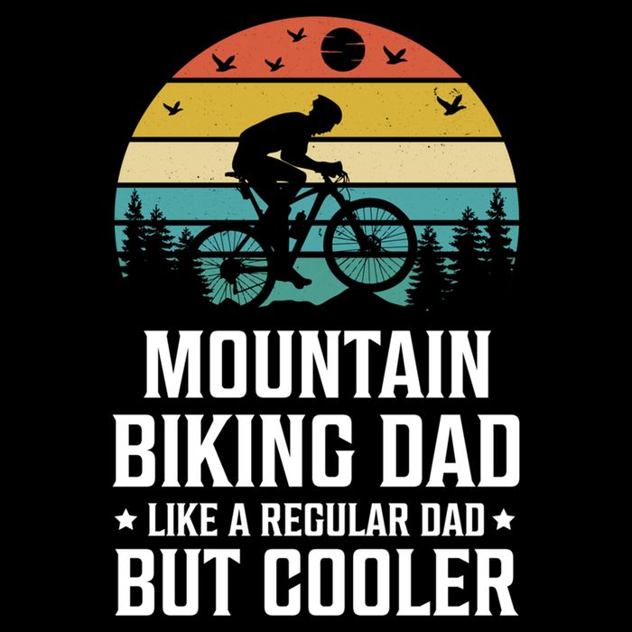 Mountain Biking Dad Like A Regular Dad But Cooler Gift Wool Snapback Cap