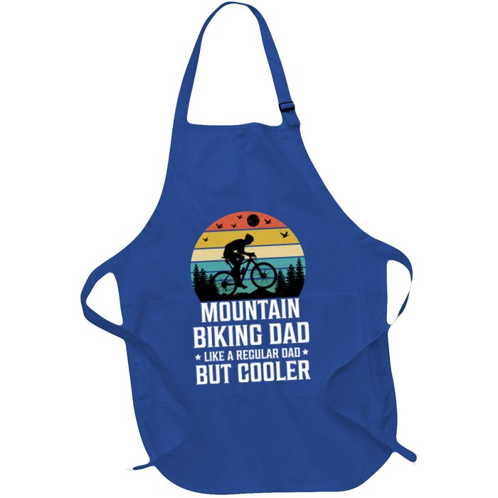 Mountain Biking Dad Like A Regular Dad But Cooler Gift Apron