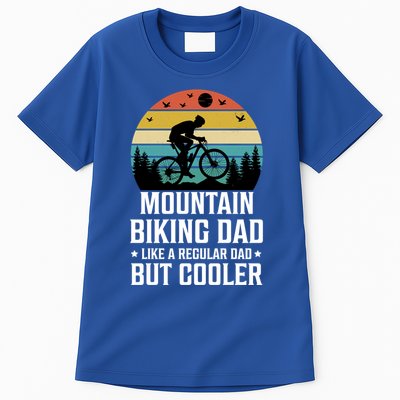 Mountain Biking Dad Like A Regular Dad But Cooler Gift Tall T-Shirt
