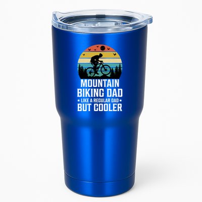 Mountain Biking Dad Like A Regular Dad But Cooler Gift Tumbler