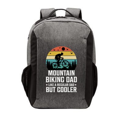 Mountain Biking Dad Like A Regular Dad But Cooler Gift Vector Backpack