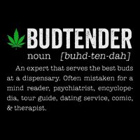 Marijuana Budtender Definition Funny 420 Cannabis Button