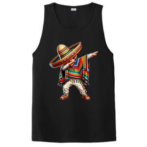 Mexican Boy Dabbing Poncho Cinco De Mayo T PosiCharge Competitor Tank