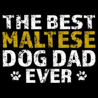 Maltese Best Dog Dad Ever Sarcastic Gift Cooling Performance Crew T-Shirt