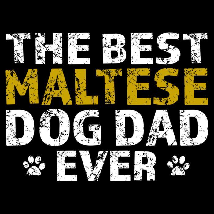 Maltese Best Dog Dad Ever Sarcastic Gift Cooling Performance Crew T-Shirt