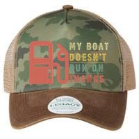 My Boat Doesnt Run On Thanks Boating Gifts For Boat Owners Legacy Tie Dye Trucker Hat