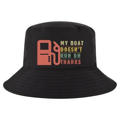 My Boat Doesnt Run On Thanks Boating Gifts For Boat Owners Cool Comfort Performance Bucket Hat