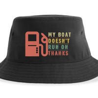 My Boat Doesnt Run On Thanks Boating Gifts For Boat Owners Sustainable Bucket Hat