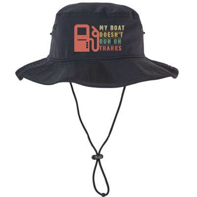 My Boat Doesnt Run On Thanks Boating Gifts For Boat Owners Bucket Hat