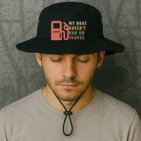 My Boat Doesnt Run On Thanks Boating Gifts For Boat Owners Bucket Hat