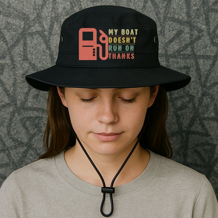 My Boat Doesnt Run On Thanks Boating Gifts For Boat Owners Bucket Hat