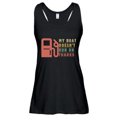 My Boat Doesnt Run On Thanks Boating Gifts For Boat Owners Ladies Essential Flowy Tank