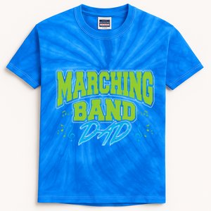 Marching Band Dad Gift For Marching Band Dad Gift Kids Tie-Dye T-Shirt