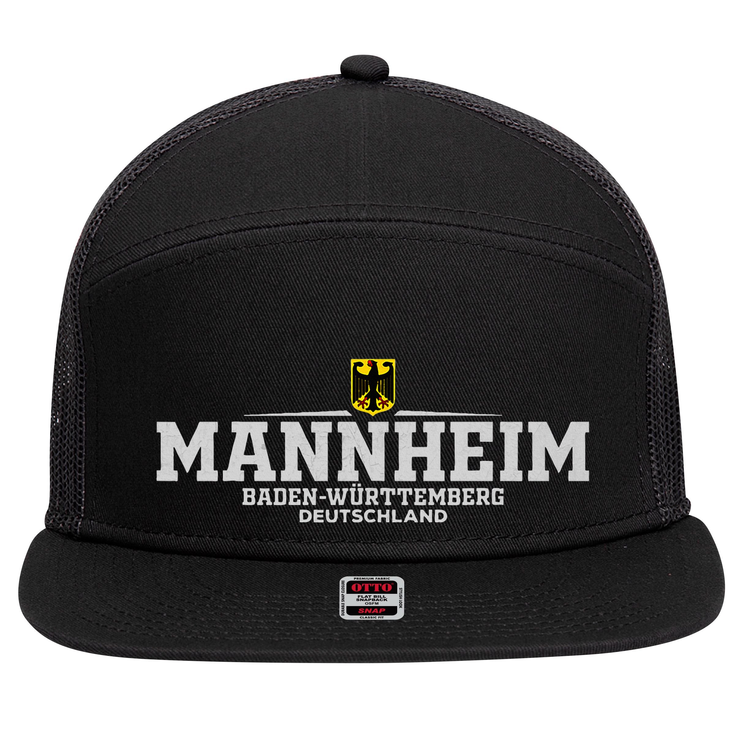 Mannheim BadenwüRttemberg Deutschland Germany 7 Panel Mesh Trucker Snapback Hat