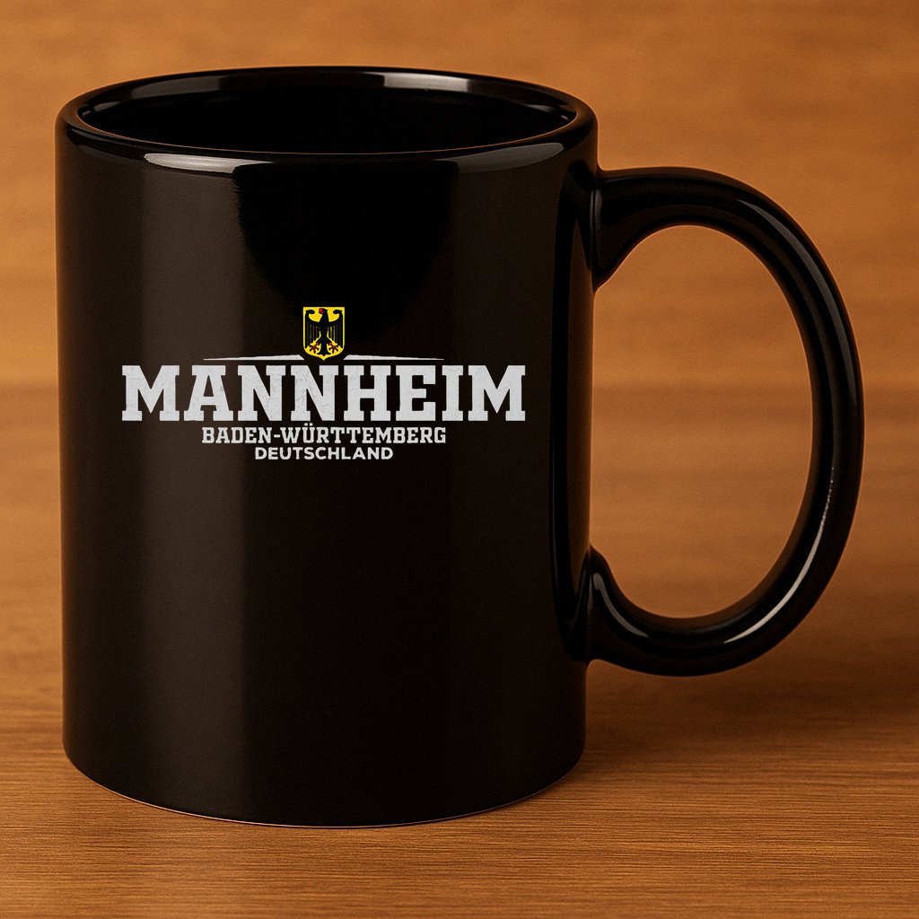 Mannheim BadenwüRttemberg Deutschland Germany 11oz C Handle Ceramic Mug