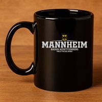 Mannheim BadenwüRttemberg Deutschland Germany 11oz C Handle Ceramic Mug