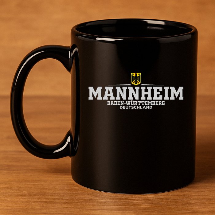 Mannheim BadenwüRttemberg Deutschland Germany 11oz C Handle Ceramic Mug