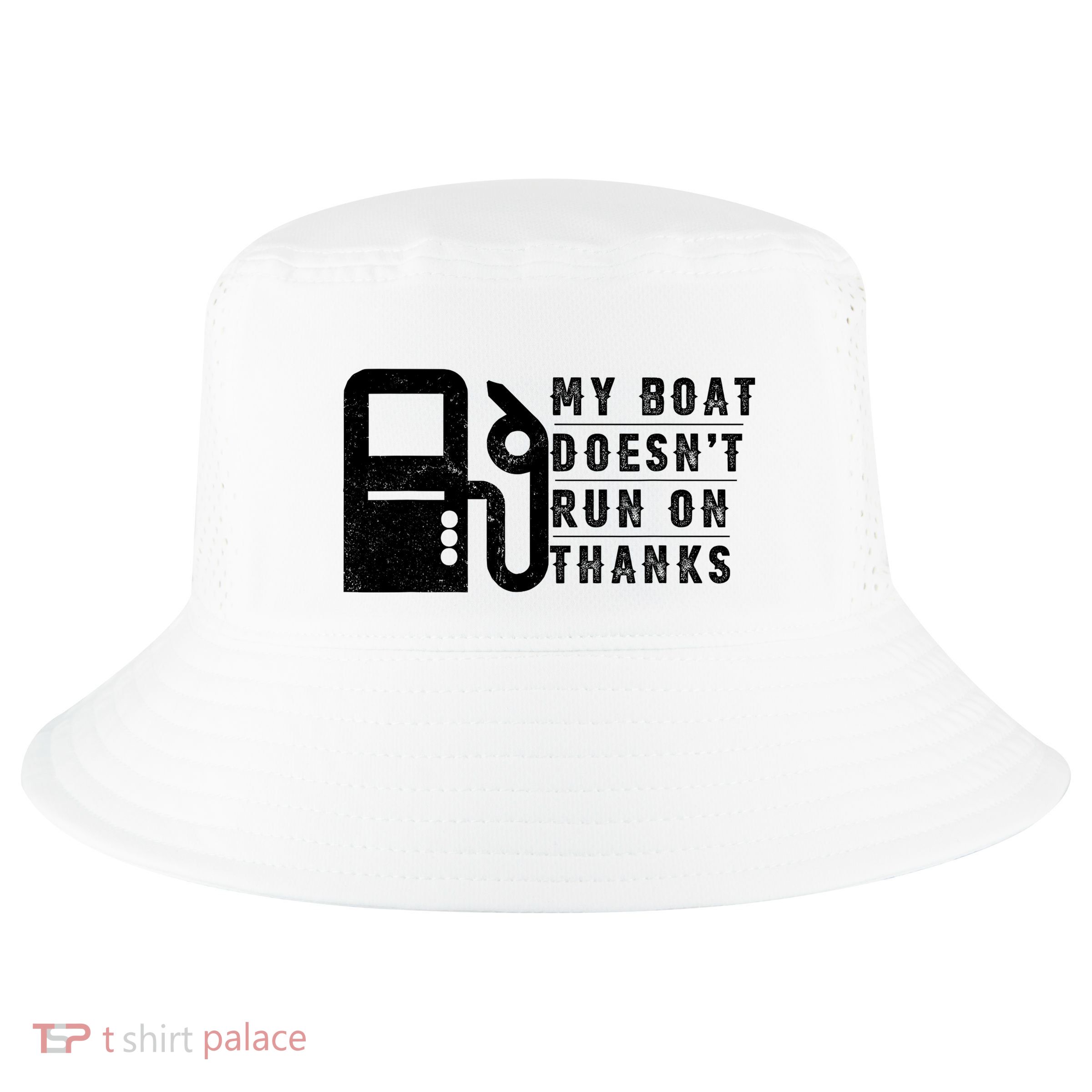 My Boat Doesnt Run On Thanks Boating Gifts For Boat Owners Cool Comfort Performance Bucket Hat