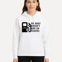 My Boat Doesnt Run On Thanks Boating Gifts For Boat Owners Hoodie