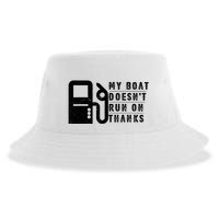 My Boat Doesnt Run On Thanks Boating Gifts For Boat Owners Sustainable Bucket Hat