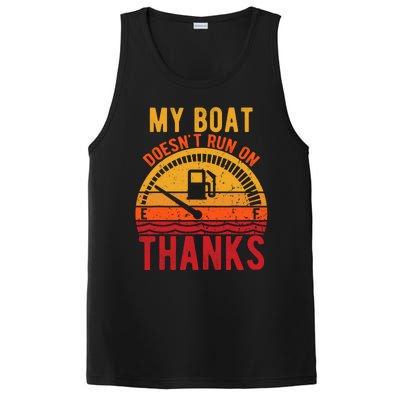 My Boat Doesnt Run On Thanks Funny Boating Vintage PosiCharge Competitor Tank