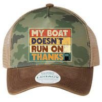 My Boat Doesnt Run On Thanks Funny Quote For Boat Owners Legacy Tie Dye Trucker Hat