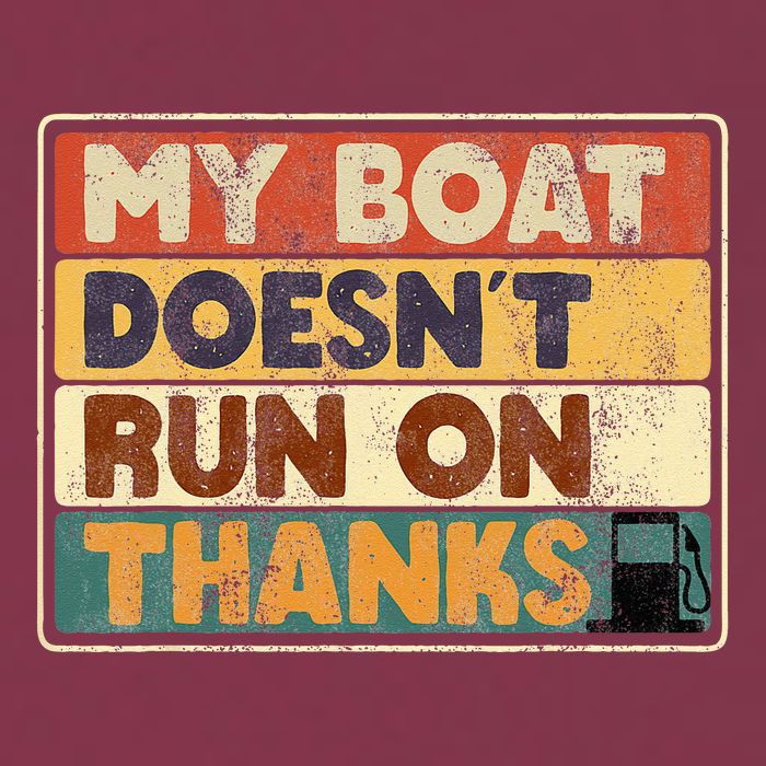 My Boat Doesnt Run On Thanks Funny Quote For Boat Owners 16oz Travel Tumbler