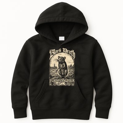 Mouse Black Death European 1347 1351 Kids Hoodie